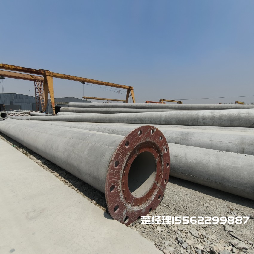 石林12米无拉线电杆